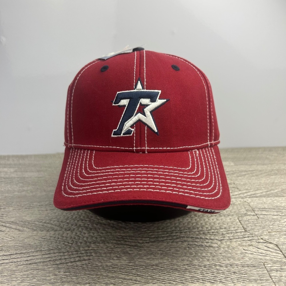 BRAND NEW The Game Stars Hat Cap Strap Back Adjustable Red Baseball Logo Adult